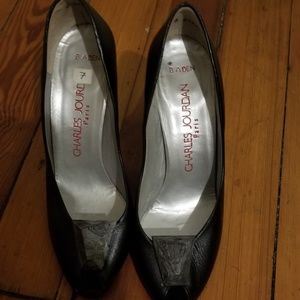 Vintage Charles Jourdan marble heels